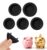5 Pcs Piggy Bank Stopper, Piggy Bank Plug (5 Sizes) Black