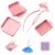 5pcs Pink Fused Bead Picking Set,Efficient Sorting Tools