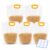 5pcs Reusable Food Storage Bags with Handle, Rice Grain Pantry Organizer for Kitchen，5.5 lb