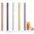 5 PCS Reusable Stainless Steel Drink Straws Anti-Slip Ring Design-B
