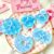 5Pcs Taba Squishy Cat Paw Squeeze Toys, 2.75in Handmade Cat Paw Squishy Stress Relief Squishies for Adults , Cute Clear Fidget Sensory Toy Suitable for Novelty Things Gift (Sea Salt Set)