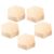 5pcs Unfinished Pine Hexagon Wood Pieces for Painting and Carving 2