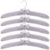 5pcs Velour Hangers for Delicate Clothes, No Shoulder Bumps