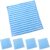 5 Pcs Wash Cloth, Microfiber Cleaning Set 9.8 x 9.8 in, Double Layer Wave Pattern Super Absorbent Cleaning Cloth for Kitchen Dishes, Countertops, Furniture, Lint Free and Scratch Safe