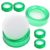 5pcs Wet Sponge for Counting Cash, Green Plastic and Finger Moistener