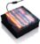 5 Plasma Tube Light, Plasma Tube Glass Glow Device with Helium Neon Argon Krypton Xenon Glass Tubes and Excitation Base, Gas Discharge Display for Desk Decor, Science Teaching and Collections