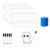 5 Set White Boards for Students, 9″x12″ Double Sided Dry Erase Boards with Lines for Students Teacher Classroom Pack, Mini Portable Whiteboards with 5 Markers, 5 Erasers