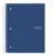 5 Subject College Ruled Spiral Notebook, 8.5 x 11 in, Sky Blue