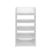 5 Tier Decorative Carved Shoe Rack, Shoe Shelf Closet Storage Organizer, Space‑Saving for Entryway Bedroom Living Room, White Finish