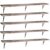 5 Tier Wall Mounted Hanging Shelf Floating Book Shelf