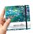 5″ x 5″ Hardcover Sketch Book,58 Sheets Small Mixed Media Pocket Sketch Pad