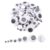 6-25mm Self-Adhesive Wiggle Eyes Funny Plastic Sticker DIY Craft Making Party Decor