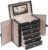 6-Layer Jewelry Boxes for Women with 5 Drawers and Necklace Storage
