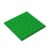 6-Pack Building Base Plates, 8 x 8 cm Square Studded Construction Plates Compatible with LEGO Building Blocks, Creative Building Boards for DIY Models and Displays, 13 Colors Available (Green)