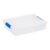 6-Quart Clear Plastic Storage Bins with Lids and Latching Totes