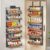 6-Tier Over The Door Pantry Organizer, Heavy-Duty Metal Wall Mount or Hanging Spice Rack, behind the door storage Shelves with Adjustable Basket, Back of Door Organizer for Kitchen Cabinet and Closet