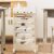 6-Tier Rolling Utili Cart with 3 Ders Lockable Wheels Narrow Veal Sto Space-Saving le Boohelf for Living Room & Bedroom nizat