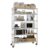 6-Tier Steel Wire Shelving Unit with Wheels, 117x45x208cm