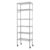6-Tier Wire Shelving Rack Silver Grey, 55 x 30 x 165 cm