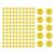 6000 Pcs Smiley Face Stickers Mini Face Sticker Round Yellow Reward Stickers for Classroom Behavior Chart Decals for Students Teachers Supplies