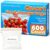 600 Count Quart Food Storage Bags, Reclosable Quart Bags with Double Zipper Seal, Plastic Food Storage Bags for Meat, Vegetables, Fruits, Sandwich，Snack，Stand-Up Bottom