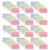 600pcs Colored Index Cards Heavyweight Paper for Academic Office Use