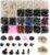 600PCS Crochet Safety Eyes and Noses for Amigurumi, 6–14mm with Washers