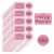 600pcs Fragile Stickers for Shipping Pink Handle with Care Labels Do Not Crush Bend Stickers Thank You Adhesive Round and Rectangular Pink Packing Labels