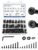 600PCS M6 Screws Assortment Kit, 12.9 & 10.9 Grade Alloy Steel Socket Head Cap & Button Head Screws with Hex Nuts, Flat & Spring Lock Washers, Metric Bolt Set S4 & S5 Hex Key Included, Black Oxide