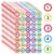 600 Pcs Number Labels 1-40, 1 Inch Round Dot Number Stickers