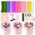 600 PCS Pipe Cleaners Craft Bulk 12 Colors Thick Pipe Cleaners Flowers Kit