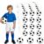 600 Pcs Soccer Stickers Waterproof Vinyl Sports Decals for Laptop Water Bottle Helmet Scrapbook, Kids Reward Stickers Boys Girls Sports Party Favor Decorations