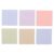 600sheet Colorful Adhesive Notes Square Paper Memo Pad Tearable