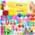 60 Pack Squishy Sensory Fidget Toys for Kids, Slow Rising Butter Squishies Stress Cube, Squeeze Toys, Treasure Box Toys Classroom Prizes Pinata Filler Goodie Bag Stuffers Party Favors for Kids