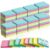 60 Pads Sticky Notes Bulk 1.5 x 2 Inch Mini Self Stick Note Small Assorted Bright Colors Paper Memo for Office School Notebook Supplies 50 Sheets/pad (Classic Color)