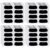 60 Pairs Eye Black Stickers for Kids(Black)
