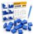 60PCS 3296W Multiturn Trimmer Potentiometer Kit, 100Ω-500KΩ