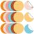 60Pcs 6in Classroom Floor Stickers Groovy Large Removable Number Spot Markers Vinyl Floor Carpet Decals Line up Sitting Dots for Back to School Decor Teacher Student Elementary Kindergarten Preschool