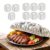 60Pcs Aluminum Foil Food Covers Heat Retaining Lids for Home Kitchen Mea