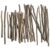 60 Pcs Apple Wood Craft Sticks, Natural Rustic Branches for Decor, Irregular DIY Art Supplies, Assorted 7.8 in and 11.8 in Lengths, Sturdy Wooden Sticks for Crafts and Projects