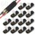 60Pcs Double Wire Connector with Locking Buckle, Tool-Free Quick Connect Wire Clips for LED Strip Lights, DIY Electronics, Low-Voltage Projects & Model Kits – Flame-Retardant 2 Pin 18-22 AWG