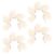 60pcs Hand Shaped Wooden Hanging Plaque Blank for DIY Painting Decor