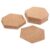 60pcs Hexagon Cork Board Tiles with Self Adhesive Backing 4 Inch