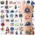 60Pcs Off Campus Temporary Tattoos – 2 inche Hockey Romance Lovers Fans Hannah Garrett Waterproof Fake Tattoo Stickers Supplies for Party Favors Adult Boy Girl Christmas