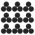 60pcs Piggy Bank Plug Replacement Stopper 38mm Rubber Black