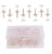 60 Pcs Rose Gold Acrylic Push Pins Stainless Steel Tips Thumbtacks