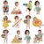 60pcs Summer DIY Cutouts Hawaiian Beach Bulletin Board Decoration Set Summer Tropical Paper Cut-Outs Classroom Decor for Boy Girl Classroom DIY Photo Craft Kindergarten School Wall Door Supplies