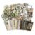 60PCS Vintage Green Forest Junk Journal Supplies Kit, Botanical Collage Paper & Stickers Set Craft Paper, Sulphate Paper, for Scrapbooking, Journaling, Planner.