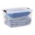 60 Qt Plastic Storage Bin with Lid, Stackable Storage Containers, Tote