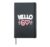 60th Birthday for Women Cute Hello 60 Sixty Years Old Hardcover Journal, Black